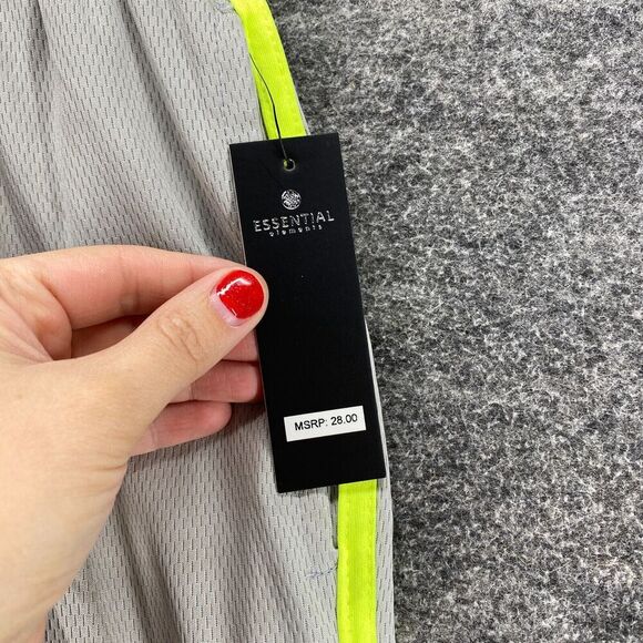 New Essential Elements Activewear Shorts Men L Large Gray High Rise Pull On - Picture 5 of 11